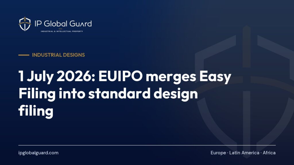 1 July 2026: EUIPO merges Easy Filing into standard design filing