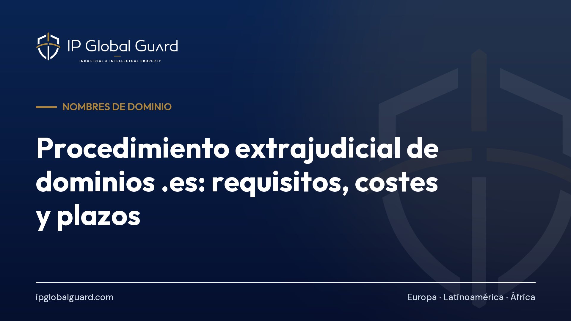 Procedimiento extrajudicial de dominios .es: requisitos, costes y plazos