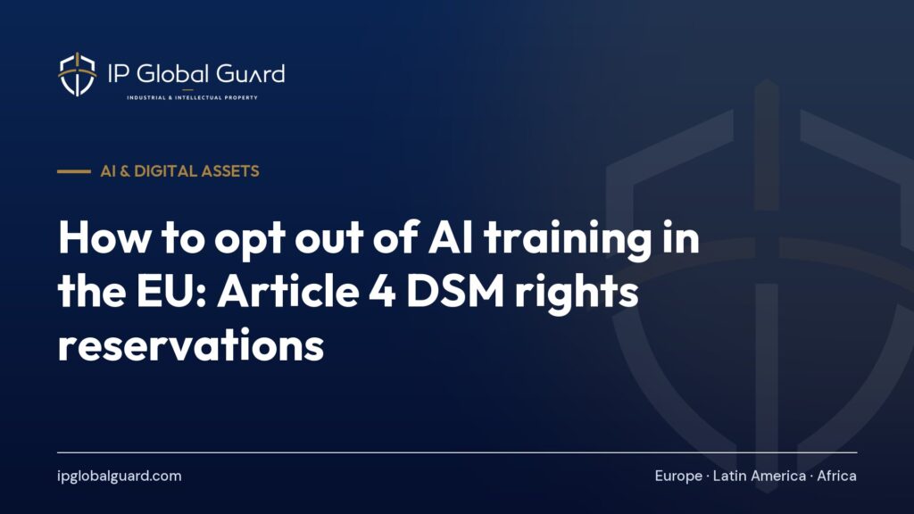 How to opt out of AI training in the EU: Article 4 DSM rights reservations