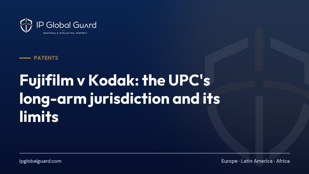 Fujifilm v Kodak: the UPC’s long-arm jurisdiction and its limits