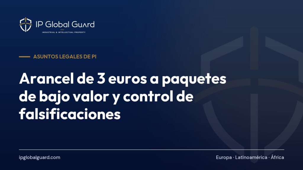Arancel de 3 euros a paquetes de bajo valor y control de falsificaciones