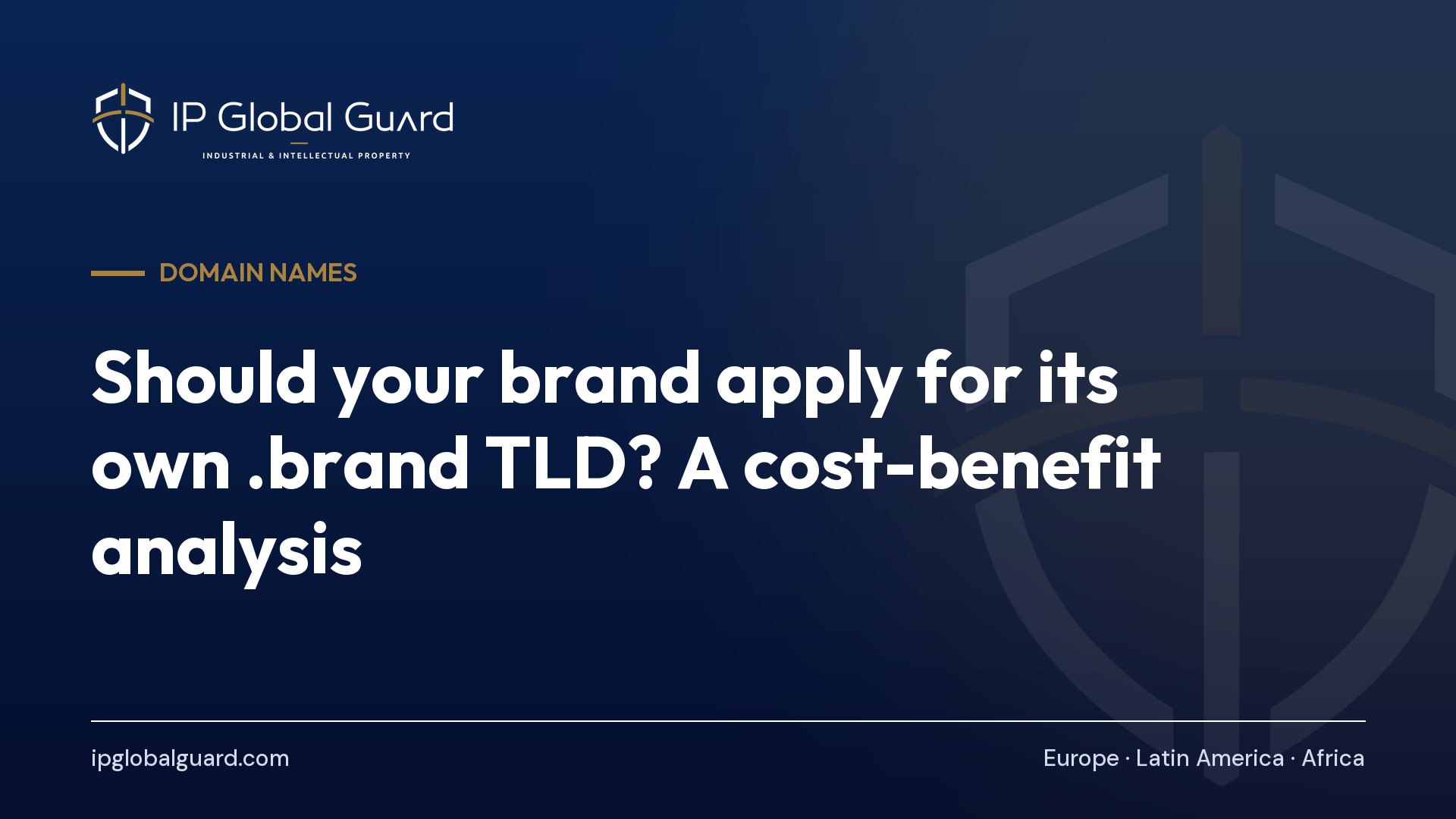 Should your brand apply for its own .brand TLD? A cost-benefit analysis