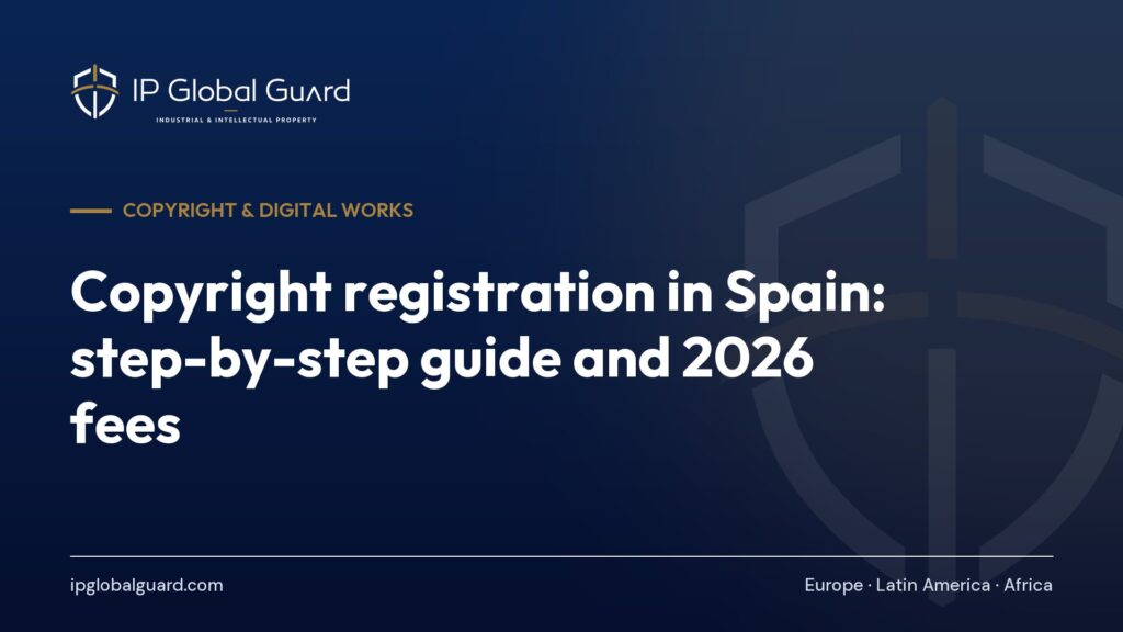 Copyright registration in Spain: step-by-step guide and 2026 fees