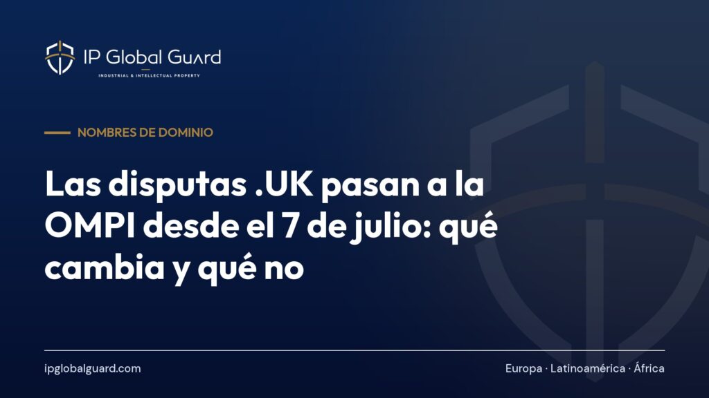 Las disputas .UK pasan a la OMPI desde el 7 de julio: qué cambia y qué no