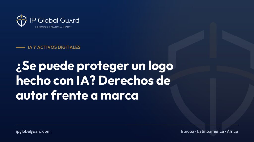 ¿Se puede proteger un logo hecho con IA? Derechos de autor frente a marca