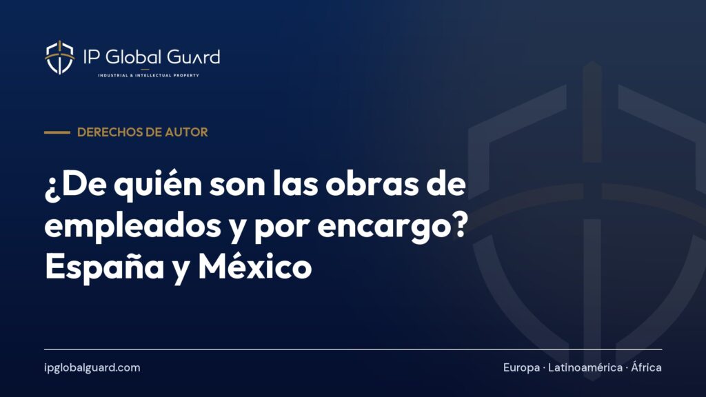 ¿De quién son las obras de empleados y por encargo? España y México