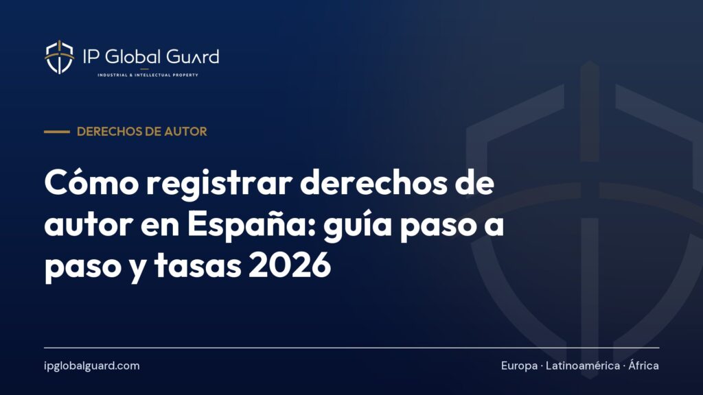 Cómo registrar derechos de autor en España: guía paso a paso y tasas 2026