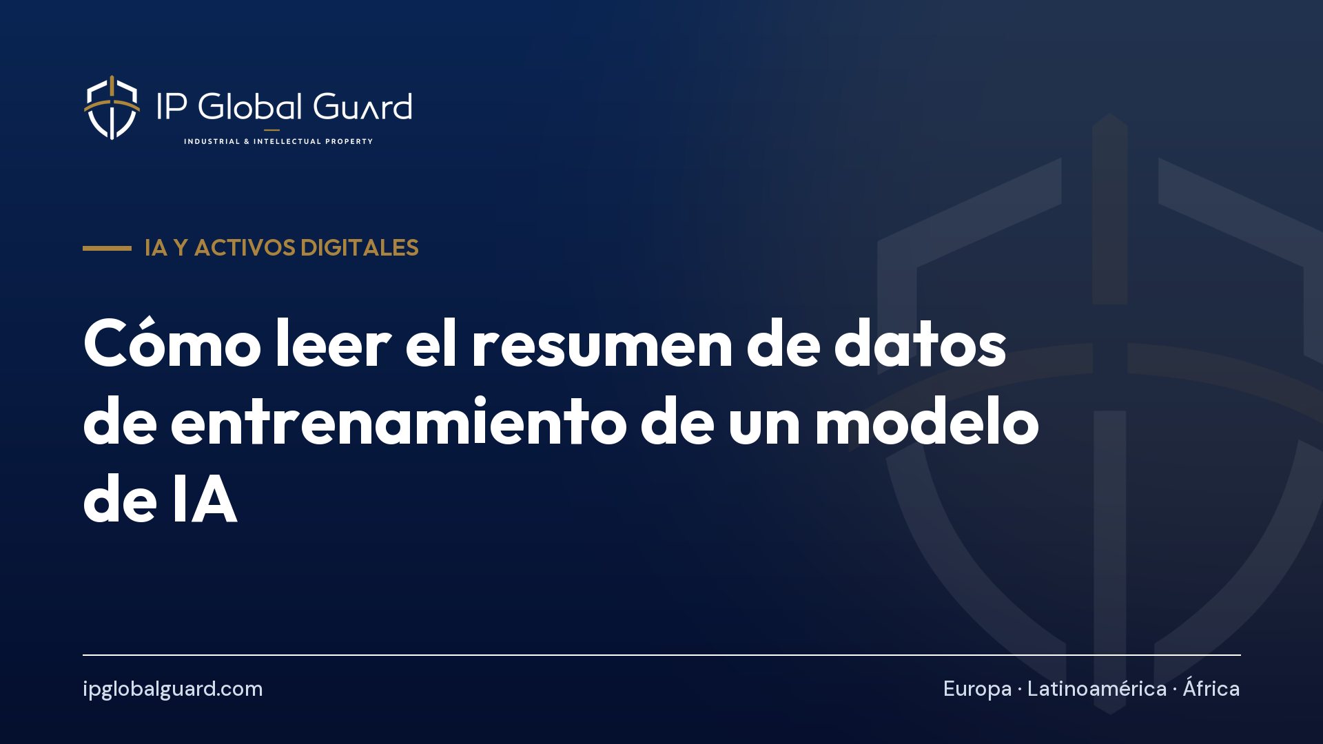 Cómo leer el resumen de datos de entrenamiento de un modelo de IA