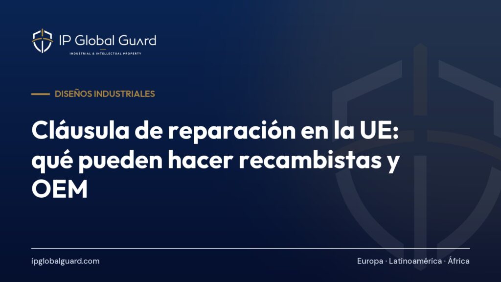 Cláusula de reparación en la UE: qué pueden hacer recambistas y OEM