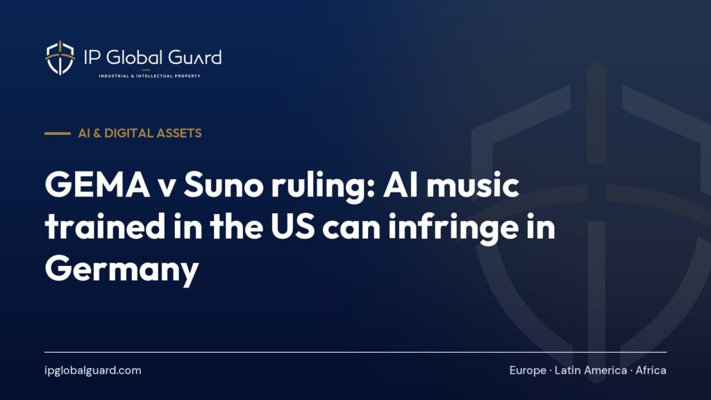 GEMA v Suno ruling: AI music trained in the US can infringe in Germany