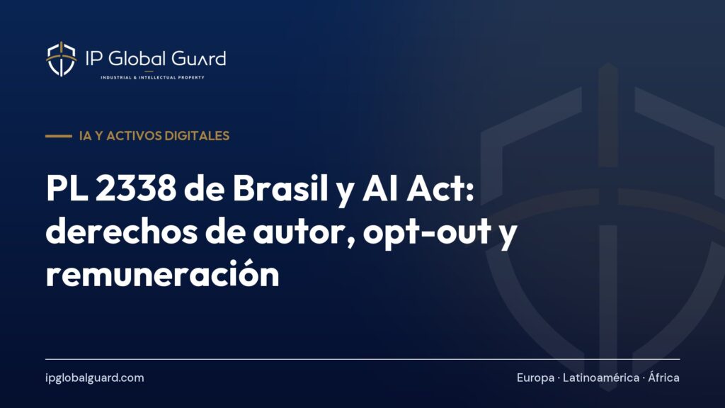PL 2338 de Brasil y AI Act: derechos de autor, opt-out y remuneración