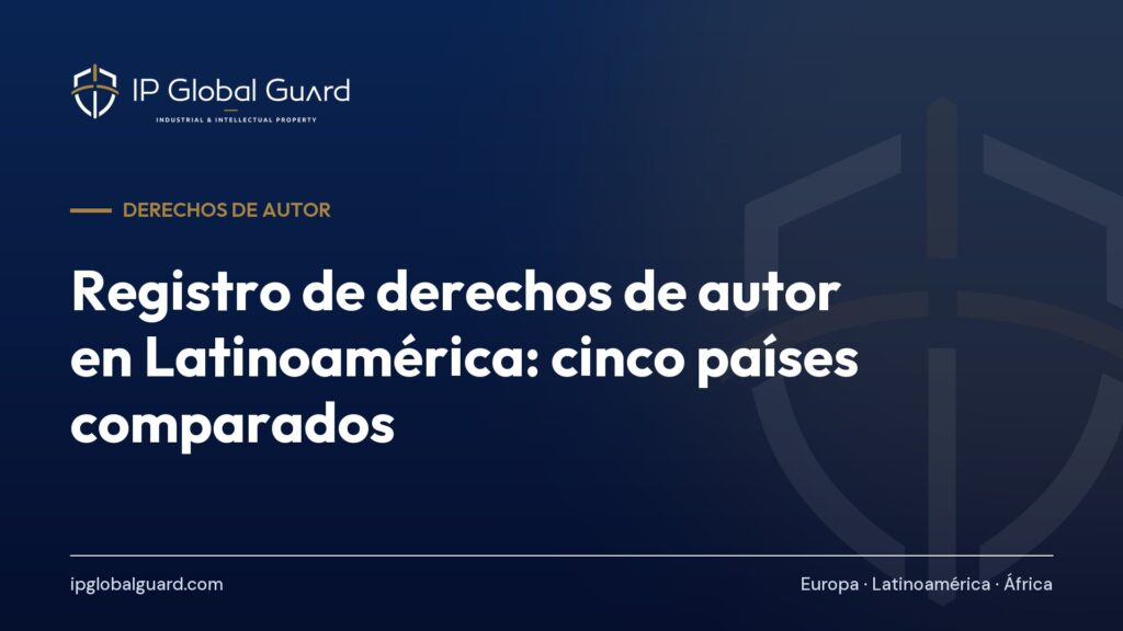 Registro de derechos de autor en Latinoamérica: cinco países comparados