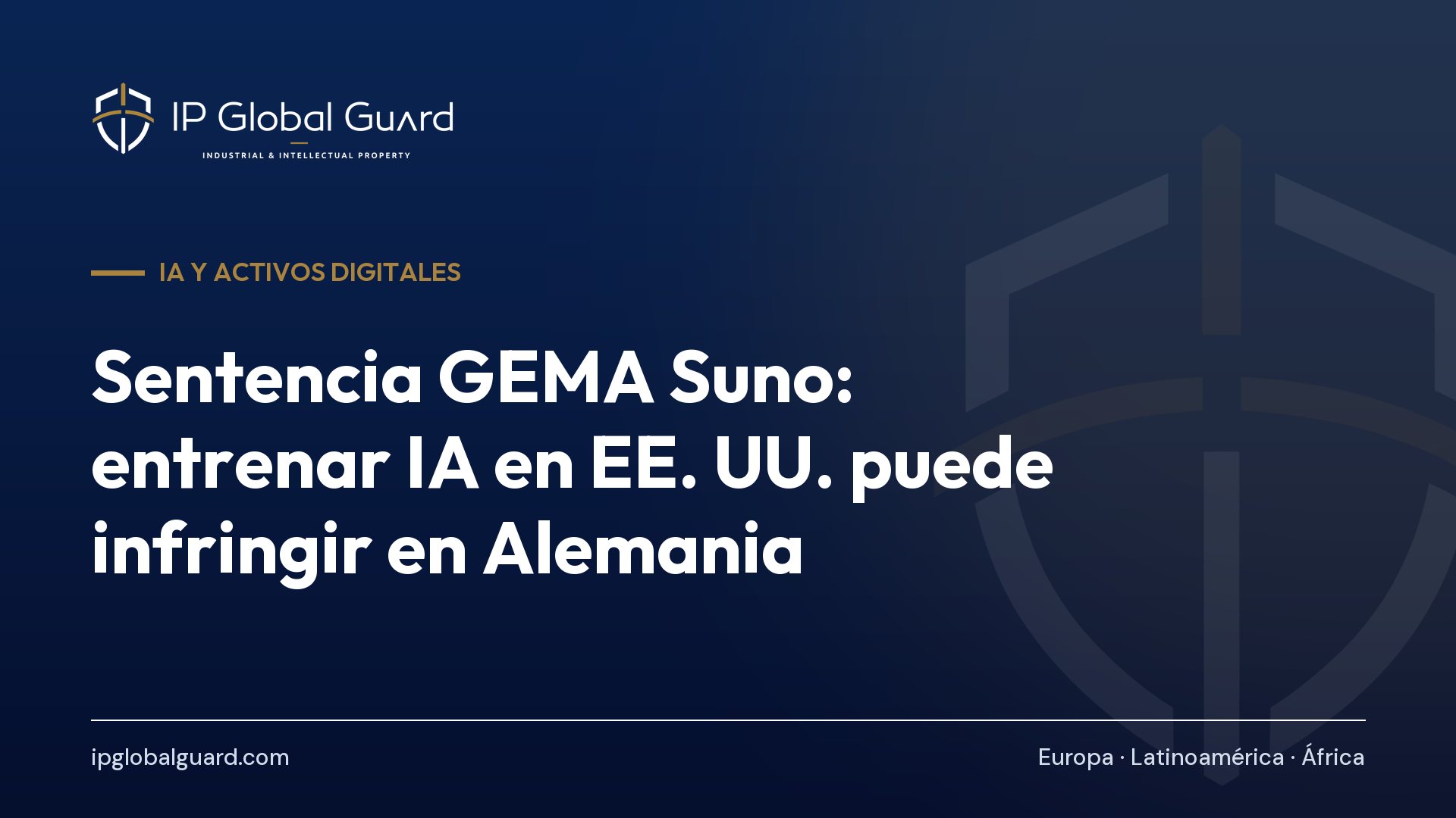 Sentencia GEMA Suno: entrenar IA en EE. UU. puede infringir en Alemania