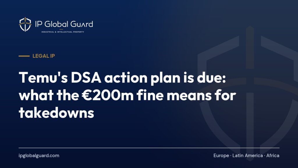 Temu’s DSA action plan is due: what the €200m fine means for takedowns