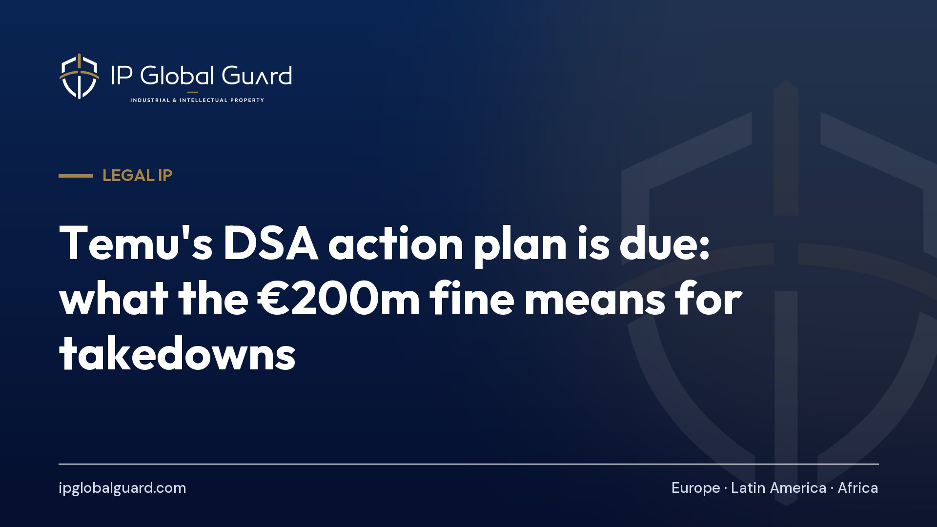Temu’s DSA action plan is due: what the €200m fine means for takedowns