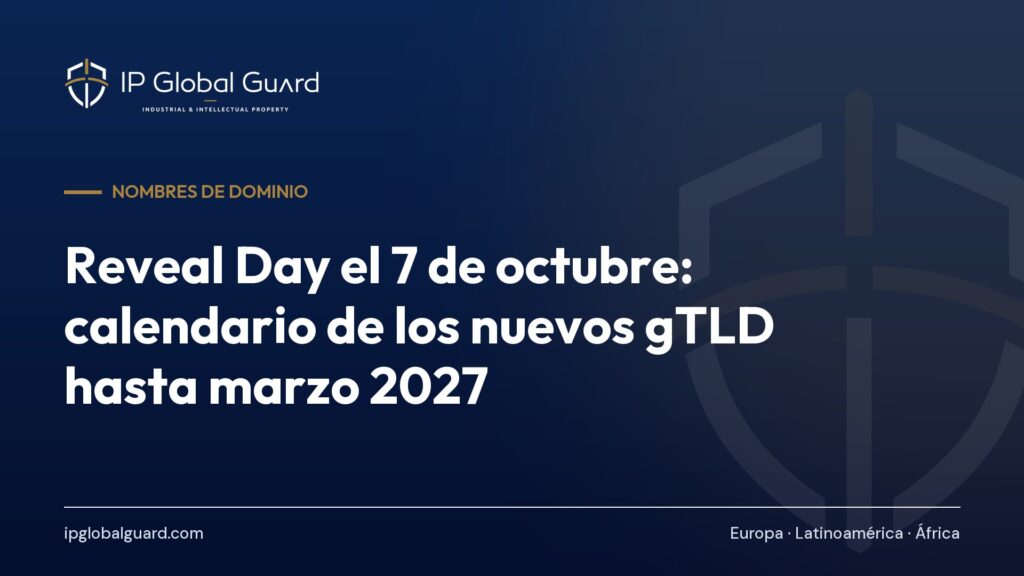 Reveal Day el 7 de octubre: calendario de los nuevos gTLD hasta marzo 2027