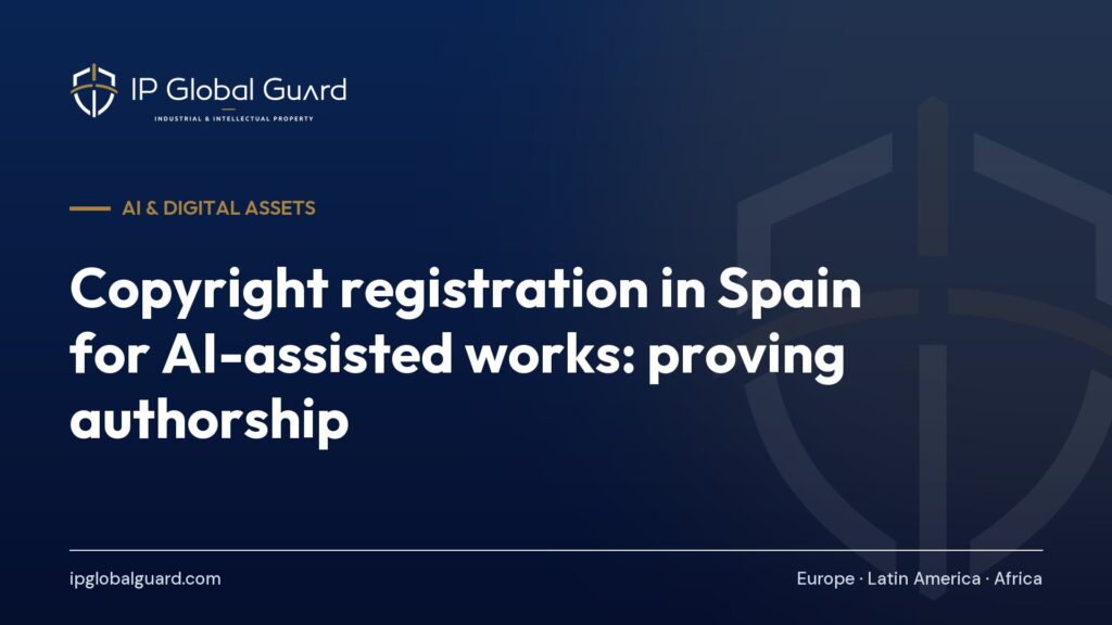 Copyright registration in Spain for AI-assisted works: proving authorship