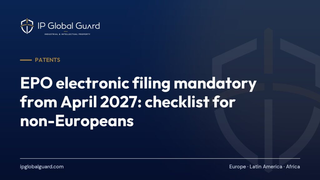 EPO electronic filing mandatory from April 2027: checklist for non-Europeans