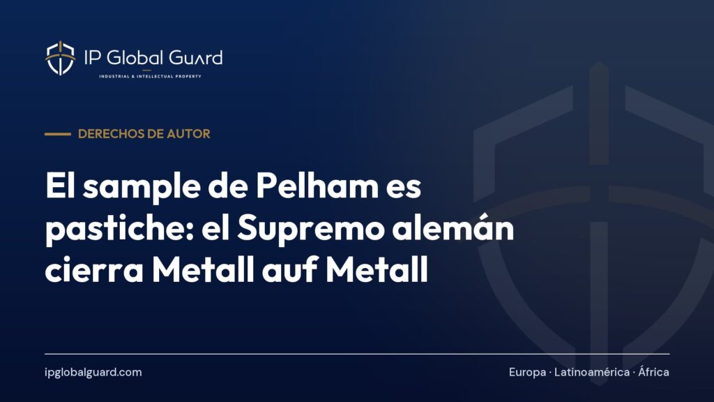 El sample de Pelham es pastiche: el Supremo alemán cierra Metall auf Metall