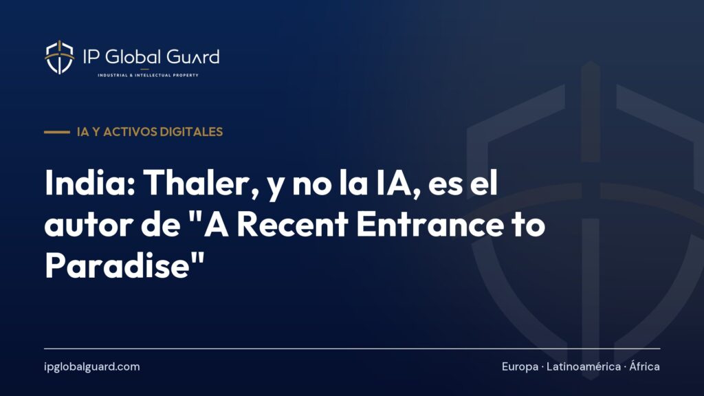 India: Thaler, y no la IA, es el autor de «A Recent Entrance to Paradise»