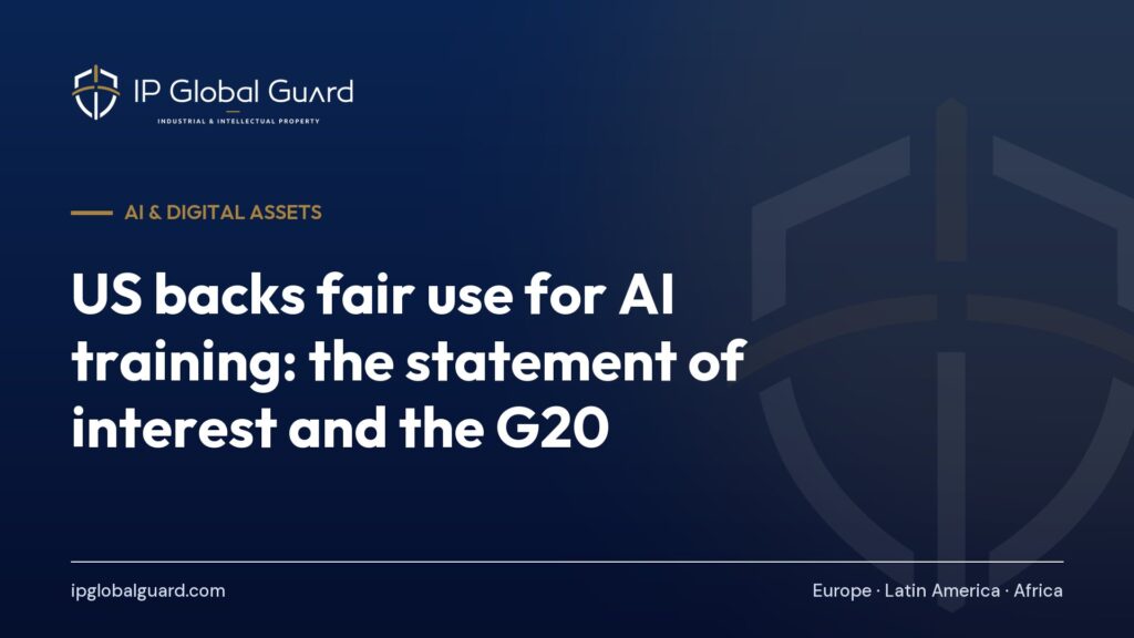 US backs fair use for AI training: the statement of interest and the G20