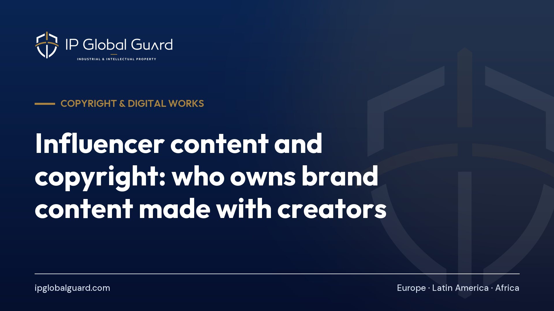 Influencer content and copyright: who owns brand content made with creators